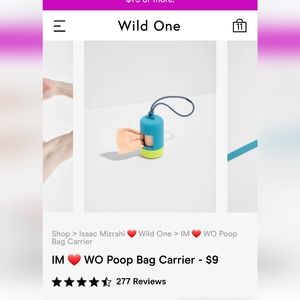 Wild One Poop Bag Carrier